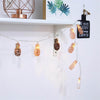 How will you hang fairy lights on the walls?