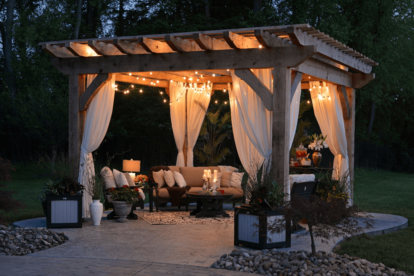 how to hang string lights on covered patio - famlighting