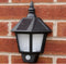Waterproof LED Solar Light Motion Sensor Outdoor Activated Hexagonal Wall Lamp Garden Automatically ON at Night Path Lighting