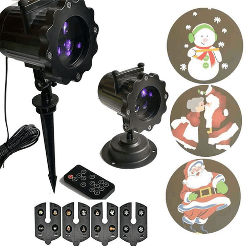outdoor christmas projector