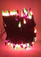 Halloween Lights, 100 Ct Halloween String Light Set, Orange, Green, Purple, Black Cord - famlighting