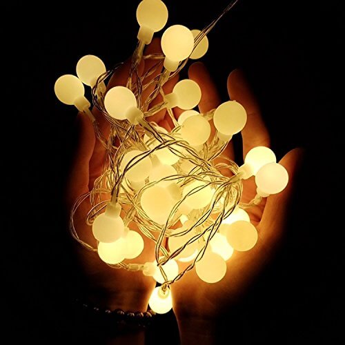 33 Feet 100 Led Fairy Lights Battery Operated with Remote Control Timer  Waterproof Copper Wire Twinkle String Lights for Bedroom Indoor, White 