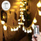 Fairy Lights, 33ft 100 LEDs Battery Operated String Lights Globe Fairy Lights with Remote Control - famlighting