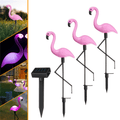 solar powered flamingo