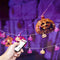 Halloween Lights String Outdoor 40 LED 29FT Adapter Operated Purple and Gold Pumpkin Lights with IP44 Waterproof Materials
