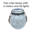 twocolorboxeswith2metersand20lights
