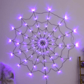 LED Spider Web Lights Halloween Decoration