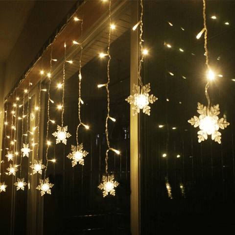 Small Five Pointed Star Curtain Light String