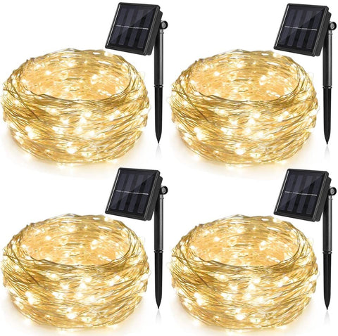 Solar String Lights 4-in-1 Pack